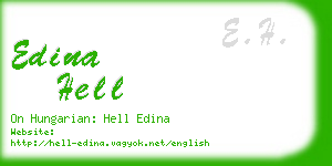edina hell business card